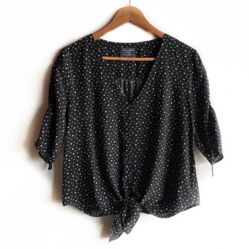 NEW Abercrombie & Fitch Star Shirt Blouse S